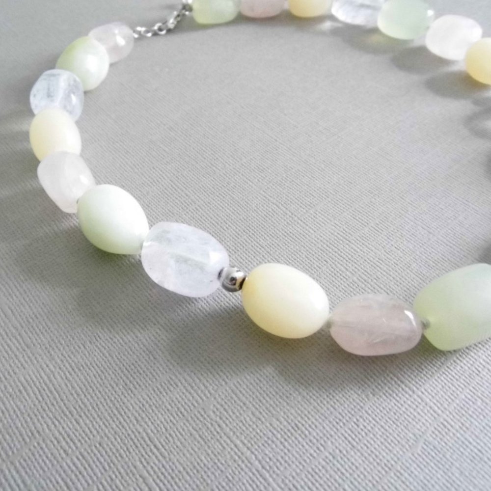 Macy's Sterling Silver QUARTZ Necklace - Picture 4 of 7